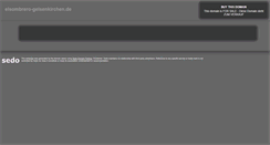 Desktop Screenshot of elsombrero-gelsenkirchen.de